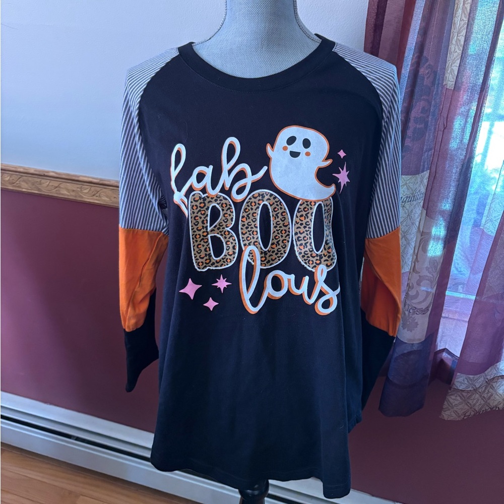NWT Ghost Halloween Long Sleeve T-Shirt Good Times & Great Adventures (XXL) XL